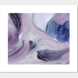 Blue Purple Violet Abstract Art Posters and Art